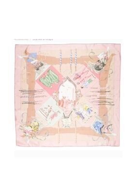 Hermès Fêtes Vénitiennes Jacquard Silk Scarf